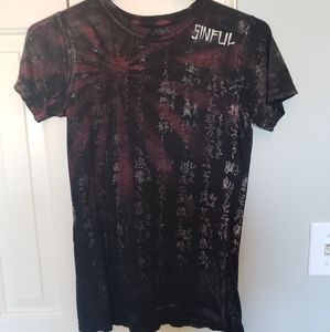 Womens Sinful top Medium